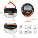 3W Camping Lantern LED USB Rechargeable Camp Lamp Light Emergency Tent Fav I3P8