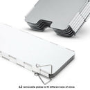 Camping Stove Windscreen 12 Plates Ultralight Folding Camp Stove Windscreen R6U7