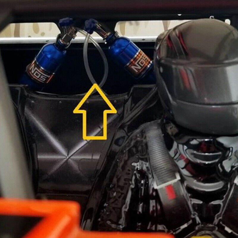 Metal Simulated NOS Nitrogen Bottle for 1/10 RC Crawler Car Defender Bronce S7U1