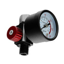 1/4" BSP Threads Mini Air Regulator Tail Pressure Gauge Tool For Spray Gun YM
