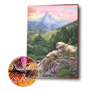 5D Diamond Painting DIY Drawing Full Round Drill Wolf World Kit Ornaments
