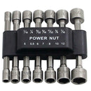 14pcs Strong Sleeve Wrench Hexagonal Handle Screw Sleeve Pneumatic Bits
