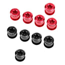 10 Pieces Screws  Chainring Crankset Bicycle Accessory M8 X 7mm