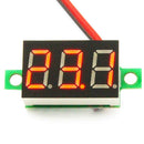 4-30V 2 Line LED Digital DC Voltmeter Red Panel Voltage Meter Tester Display
