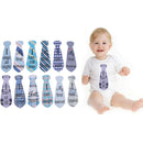 12pcs/Set Cute Baby First Year Monthly Necktie Milestone Stickers Photo Prop