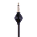 Monaural Headphone Air Tube Anti-radiation Earphone Stereo Headset Black