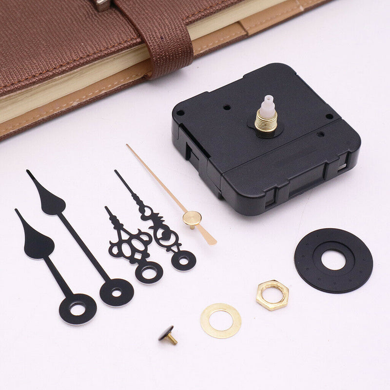 1 Set Silent Wall Clock Movement with Pointer for DIY Repair Parts