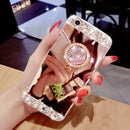 Fashion Crystal Glitter Diamond Mirror Back Case Protective Covers For Ipho