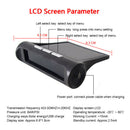Solar Car Tire Pressure Temperature Monitor Tyre Detection External Sensors