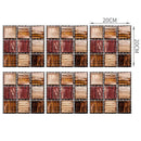 6pcs Waterproof Tiles Mosaic Wall Stickers Kitchen Adhesive Decor (MSC029)