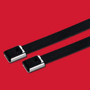 100Pcs/Lot,4.6Mmx300Mm Pvc Plastic Coated Ss304 Stainless Steel Cable Tie