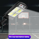 Waterproof Solar COB Wall Light Human Motion Sensor Lamp (A Remote Control)
