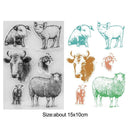 Animal Silicone Clear Stamps DIY Scrapbooking/Photo Album Cards Paper Craft