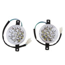 2 X Front LED Headlight Head Light For Jinling JLA-13T-2 JLA-11-10 JLA-12-10