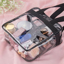 Tote Bag, Sturdy PVC Construction Zippered Top,Stadium Security Travel & Gy C1E1