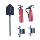 1:10 Rc Crawler Parts Fire Extinguisher Spade Tools Kit For Axial Scx10 TamiME