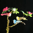 12pcs DIY Simulated Birds with Clip Artificial Colorful Feather Home Decor