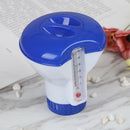1pc 5 Inch Swimming Pool Floating Chemical Chlorine Dispenser with ThermometerBX