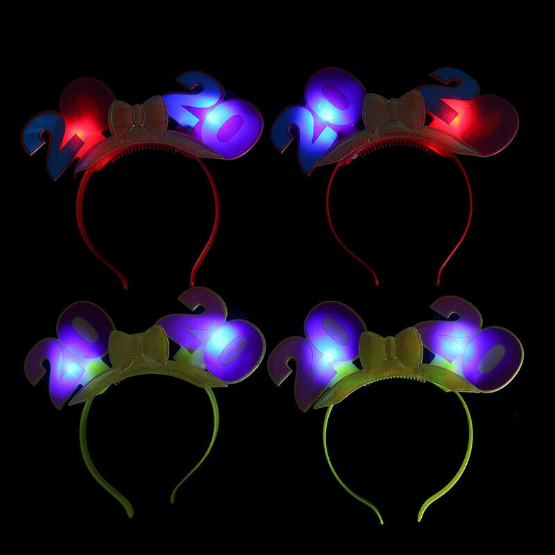 2020 Flashing Led Luminous Light Up Gift Glowing Headband years eve part@
