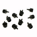 10pcs 1/2 inch Thread to 4mm Barb Fittings Switch Connector For 4/7mm Hose S Ew