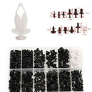 Plastic 350pcs 12 Sizes Car Push Pin Rivet Trim Clip Panel Interior Assort ZOD