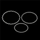 6pcs oval metal cutting dies stencil scrapbook album paper embossing craft 3C