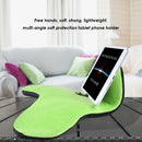 3Gears Tablet Phone Holder Wrist Guard Stand Reading Pillow (Grass Green) A