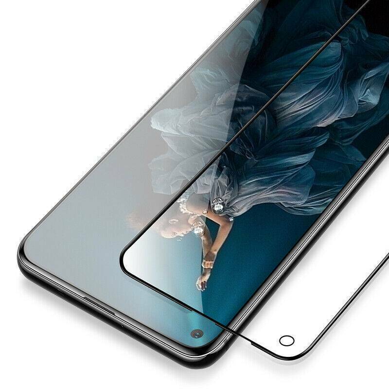 For Huawei Nova 5T - Full Cover Tempered Glass Screen Protector + Lens Film