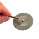 10X 60mm Diamond Coated Cutting Cut Off Disc Blade Wheel & For Rotary Tools Kit