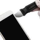 Metal Pry Blade Opener with Rubber Handle LCD Screen Repair Teardown Cutter
