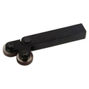 Steel Dual Wheel Knurling Tool Set With Diagonal Linear Knurl Wheel 1Mm Pit