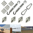 Quadrangle Sun Shade Sail Stainless Steel Hardware Installation Kit L1F1