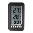 In/Outdoor Digital Wireless Thermometer Weather Station Clock Lcd Celsius / N7V8