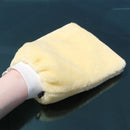 Lambswool Car Cleaning Wash Glove Duster Mitt Polishing Wax Washing Brush Kit
