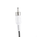 4P Aviation Head Female Plug to 2RCA Male DC Male Extension Adapter Cable