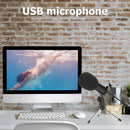 USB Wired Cardioid Microphone Streaming Studio Recording Condenser Speaker  A