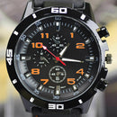 Cool Men's Racer Military Pilot Aviator Army Silicone Hot Watch Sale Sports Z8T1