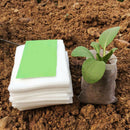 500pcs Plant Fiber Nursery Pots Seedling Raising Bag Plants Holder Garde HNA