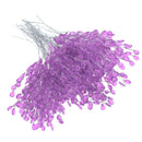 50x Acrylic Crystal Bud Branches Artificial Flower Twigs For Party Purple