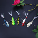 5pcs 12g VIB Metal Hard Fishing Lures Feather Baits Fishing Tackle