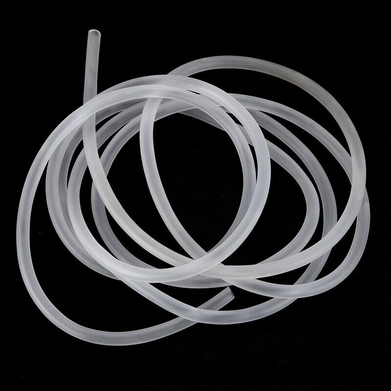 2M x 5mm Clear Soft Plastic Aquarium Air Line Pond Pump Fish Tube Pipe U4N4