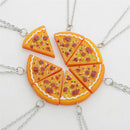 Pizza pendant necklace men women family friendship friends gift jewe JR