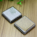 2Pc DIY Inkpad Sponge Mini Cube Ink Pad Craft Fabric Stamp Wood Scrapbo UYT