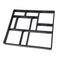 2pcs Path Maker Mould Paving DIY Lawn Concrete Paving Garden Path Molds