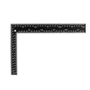 Teacher 0-30cm 0-20cm Measuring Range L Shaped Design Square Ruler Black K3K4