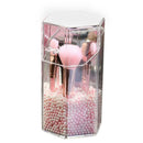 Acrylic Makeup Brush Holder Bucket Beauty Brush Container Pen Brush Contain