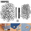 Eyelet Set Grommet Kit +100 eyelets For DIY Kydex Huning Sheath Stable Nice A1U5