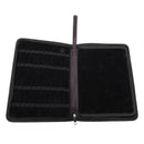 1PC brown Color Fountain Pen PU Leather Case Storage Holder For 48 Pens J6G5