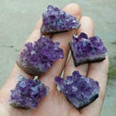 Amethyst Geode Druzy Crystal Quartz Cluster Natural Specimen 15-25g Pretty N3L5