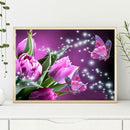 5D DIY Full Drill Diamond Painting Butterfly Flowers Cross Stitch Mosaic